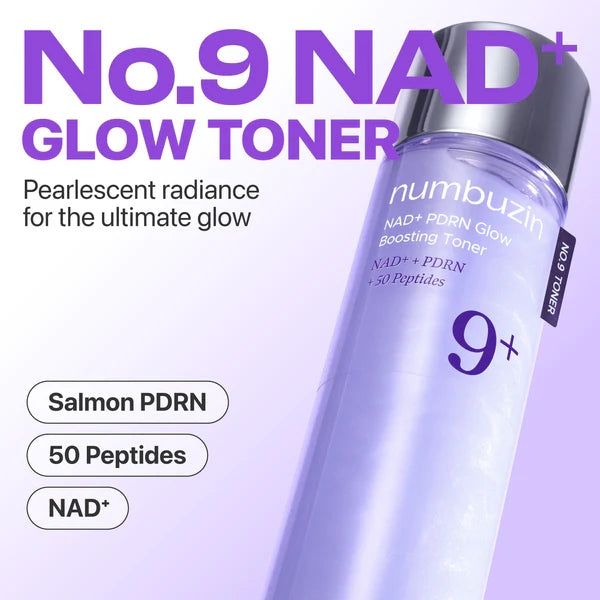 Numbuzin - No.9 NAD+ PDRN Glow Boosting Toner 150ml‏