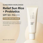 Beauty of joseon relief sun rice probiotics sunscreen 50 ml