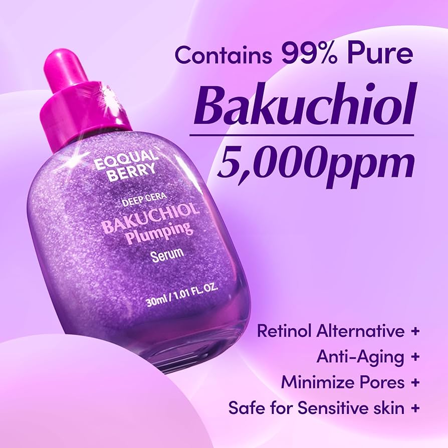 EQQUALBERRY Bakuchiol Plumping Serum – 30ml