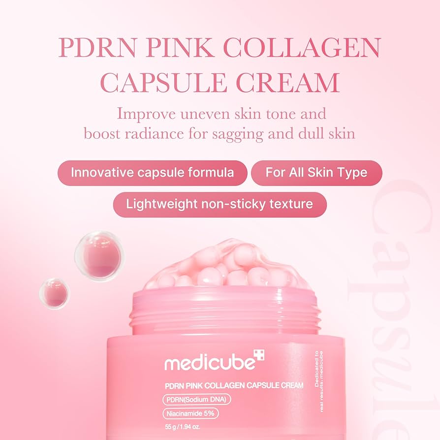 Medicube PDRN Pink Collagen Capsule Cream – 55 ml