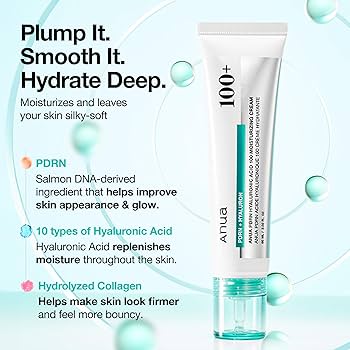 Anua PDRN Hyaluronic Acid 100 Moisturizing Cream  60ml