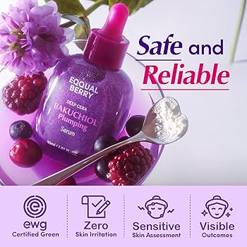 EQQUALBERRY Bakuchiol Plumping Serum – 30ml