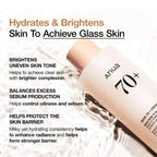 Anua Rice 70+ Glow Milky Toner - 250ml