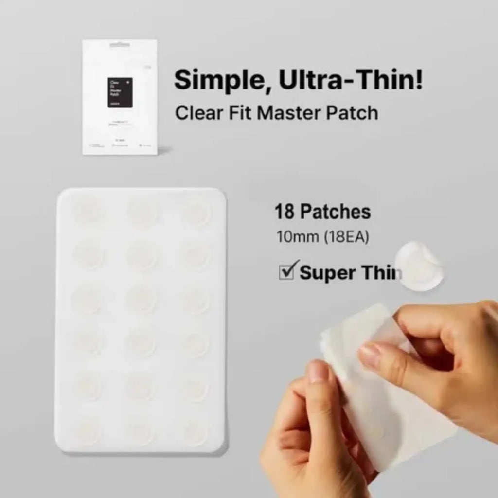 COSRX master patch clear fit (18 patches)