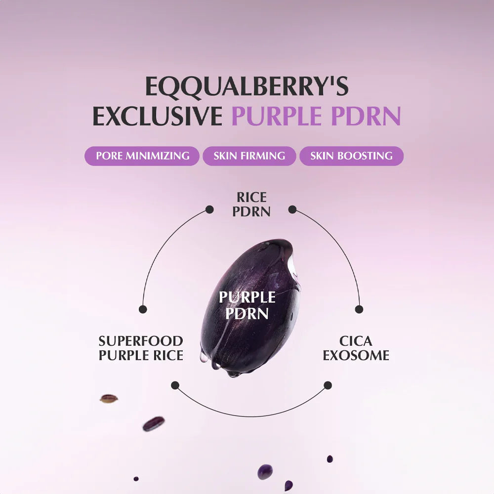 EQQUALBERRY - Purple PDRN Pore Minimizing Serum 30ml‏