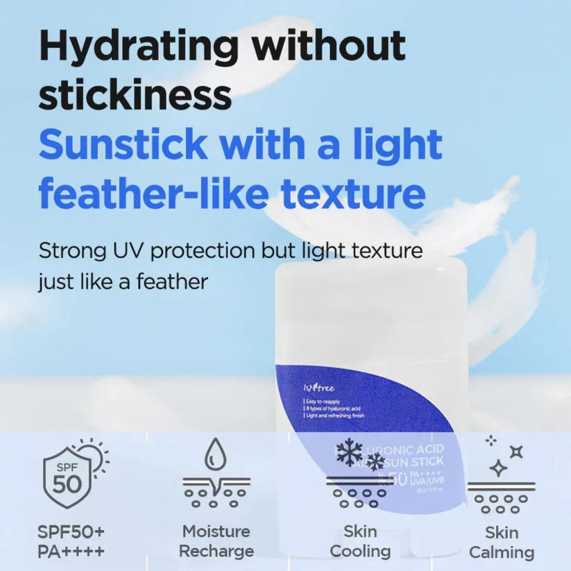 ISNTREE Hyaluronic Acid Airy Sun Stick (SPF 50+ PA++++) 22ml