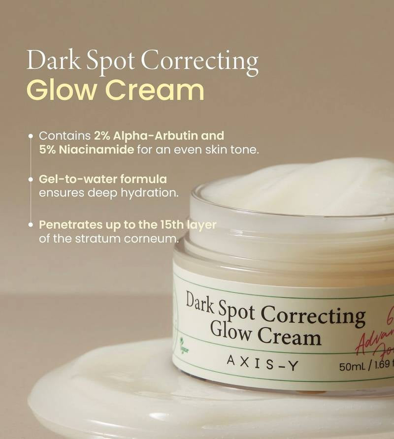 Axis-Y Dark Spot Correcting Glow Cream 50ml