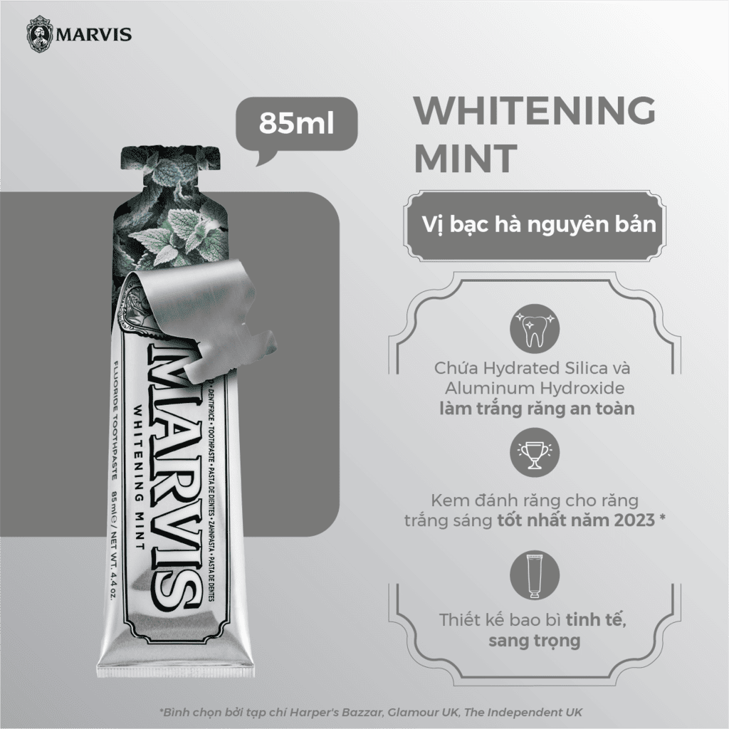 Marvis Whitening Mint Toothpaste  85ml