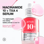 Anua Niacinamide 10% + TXA 4% Serum - 30 ml