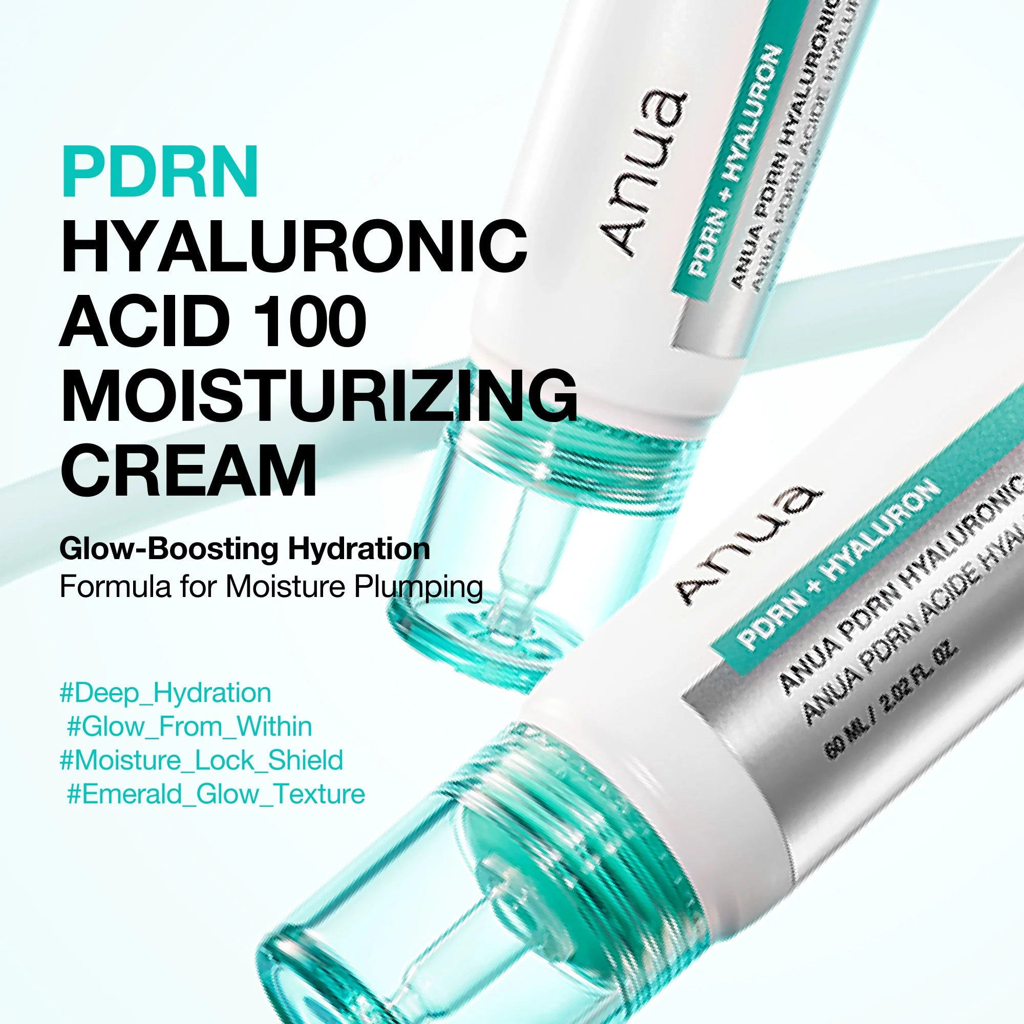 Anua PDRN Hyaluronic Acid 100 Moisturizing Cream  60ml