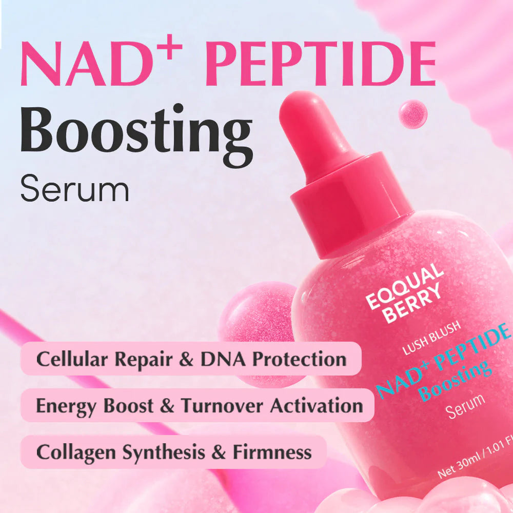 EQQUALBERRY NAD+ Peptide Boosting Serum- 30 ml