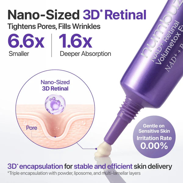 Numbuzin No.9 NAD RETINAL Volumetox Eye Cream (TUBE) 20ml